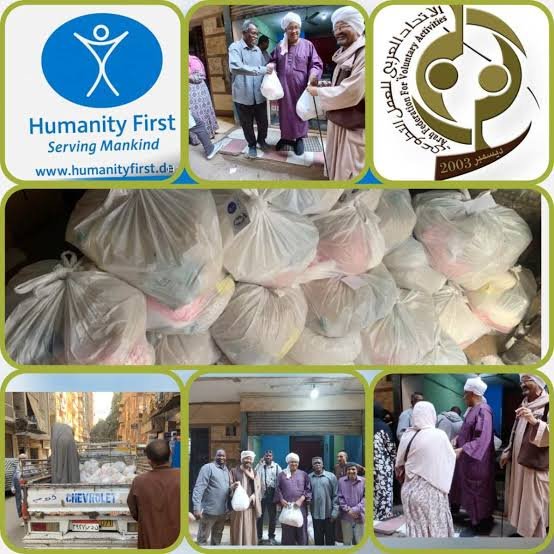 الاتحاد العربي للعمل التطوعي ومنظمة الإنسانية أولاً يقدمان مساعدات غذائية للأسر السودانية المتأثرة بالحرب في القاهرة