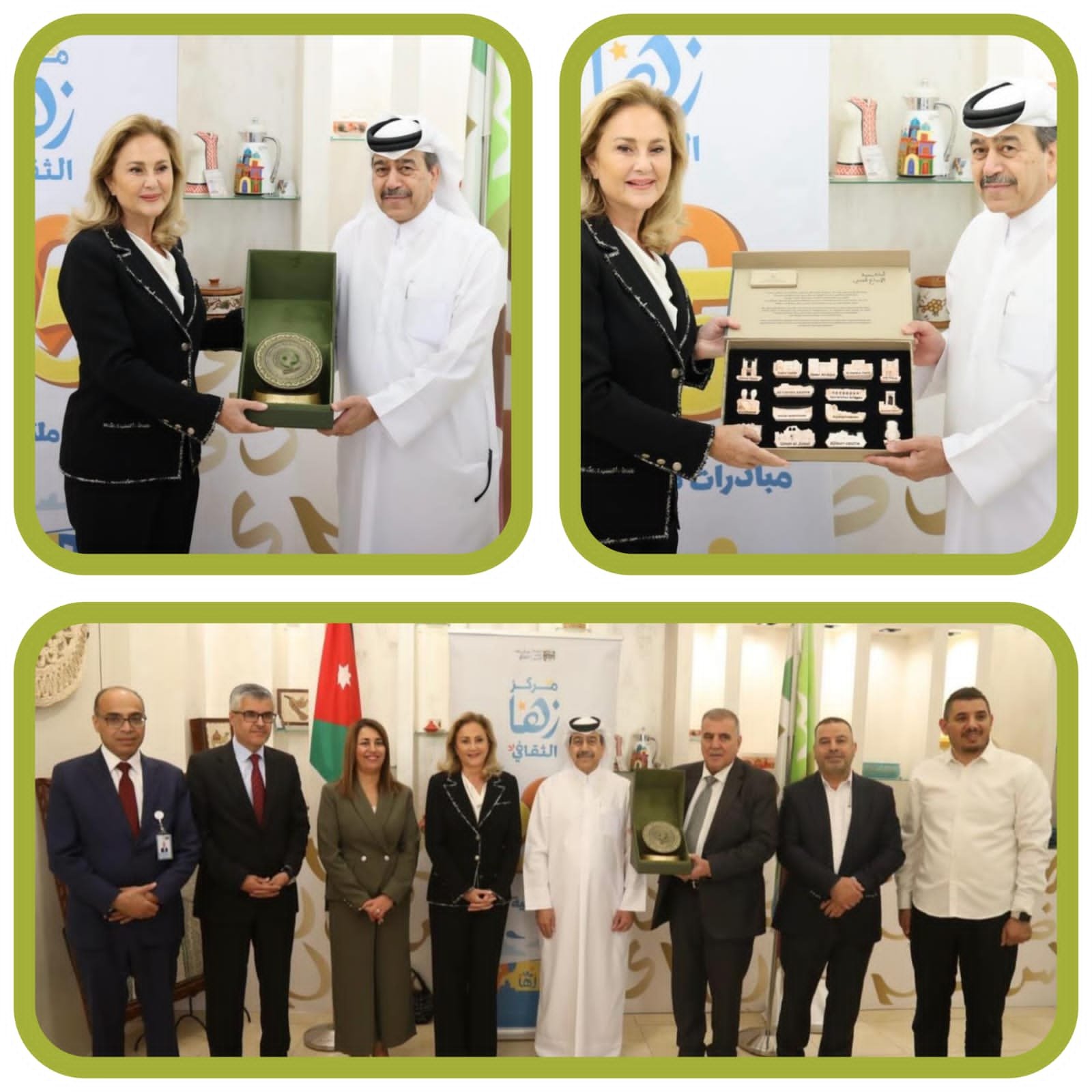 الاتحاد العربي للعمل التطوعي يكرم مركز زها الثقافي ويثمّن تجربة مركز زها الثقافي في تنمية الأطفال والشباب